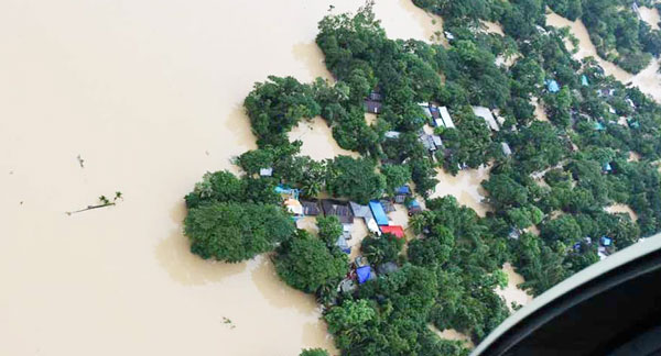 বিমানবাহিনী ত্রাণ বিতরণ ও উদ্ধার অভিযানের জন্য প্রস্তুত