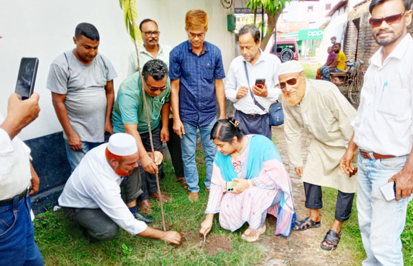 পাবতীপুর প্রেসক্লাব চত্তরে বৃক্ষরোপন ও বিতরণ কর্মসূচী সম্পন্ন