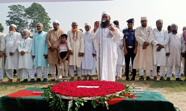 ছাত্র-জনতার গণঅভ্যুত্থানে গুলিবিদ্ধ শিক্ষার্থী শহীদ আবদুল­াহ’র রাষ্ট্রীয় মর্যাদায় দাফন সম্পন্ন