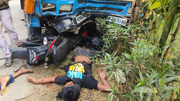 লালপুরে ট্রাক মোটরসাইকেল মুখোমুখি সংঘর্ষ নিহত ৩