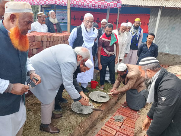 সৈয়দপুরে ক্বওমী মাদ্রাসার ভিত্তি প্রস্তর