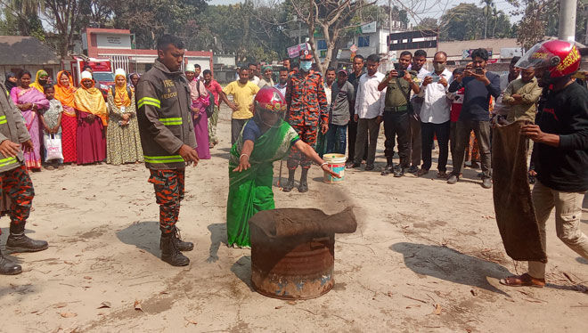 ফুলবাড়ীতে জাতীয় দুর্যোগ প্রস্তুতি দিবস পালিত