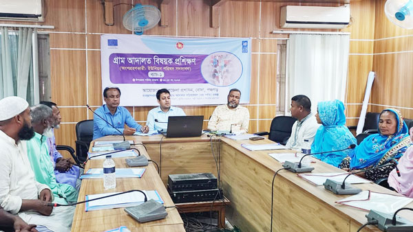 বোদায় গ্রাম আদালত বিষয়ক প্রশিক্ষণ অনুষ্ঠিত