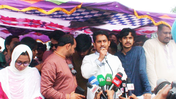 সাধরণ ছাত্র-জনতা রাজপথে নেমে এসেছিলো বলেই অস্তিত্বের সংকটে পড়েই শেখ হাসিনা দেশ ছেড়ে পালিয়েছে-সারজিস আলম