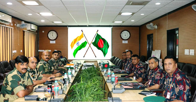 ভারতের পেট্রাপোলে দু’দেশের বিজিবি-বিএসএফ’র সেক্টর কমান্ডার পর্যায়ে সীমান্ত সমন্বয় সভা অনুষ্ঠিত ভারতের পেট্রাপোলে দু’দেশের বিজিবি-বিএসএফ’র সেক্টর কমান্ডার পর্যায়ে সীমান্ত সমন্বয় সভা অনুষ্ঠিত